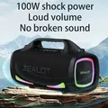 Altoparlante wireless Zest S79 100W, subwoofer portatile da esterno, IPX 5 impermeabile, adatto per casa, auto, campeggio, scatola per feste.