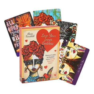 Love Your Inner Goddess Oracle-Karten 44-Deck Tarot English Visions Divination Edition Deck Board Playing Games Image