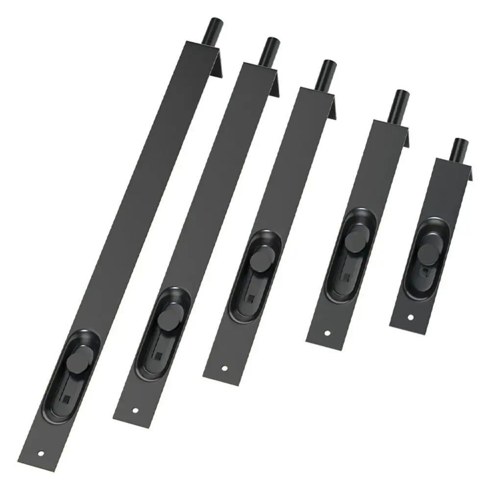 4/6/8/10/12 Zoll Edelstahl versteckte Home Gate Tür verriegelung schraube Sicherheits schutz bündige Verriegelung schraube Schiebe verriegelung Schiebe bolzen Hardware Image