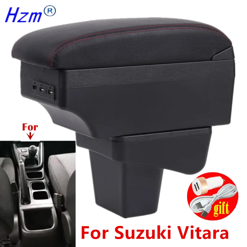 Für suzuki vitara Armlehnen box Nachrüst teile dedizierte Auto Armlehne Mitte Aufbewahrung sbox Autozubehör Innenraum einfach zu installieren Image