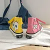 SpongeBob Schwammkopf plus Größe hand bemalte High Top Leinwand für Frauen 2024 neue koreanische vielseitige Student Board Männer Schuhe