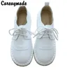 Careaymade-2022 Super bequeme leder schuhe Japanische kunst RETRO super weichen boden freizeit schuhe, in schwangere frauen schuhe