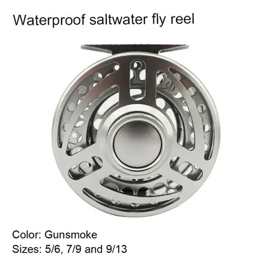 Aventik Wasserdichte Salzwasser Fly Fishing Reel Links Griff Fly Reel New