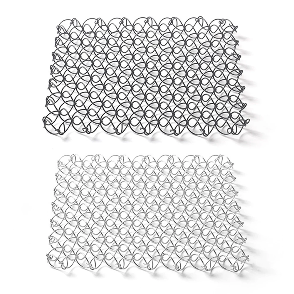 Outdoor Feder isolierte Matte Edelstahl Untersetzer Untersetzer Matte hitze beständige Matte für warme Geschirr Töpfe und Pfannen für Camping Image