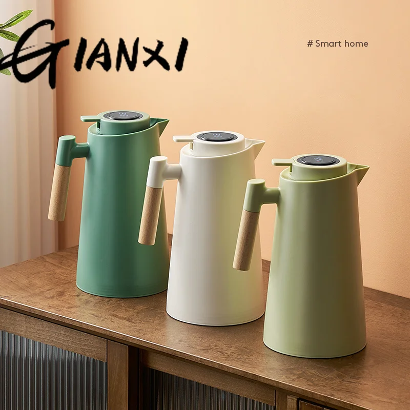 Gianxi Thermoskanne Wasser flasche große Kapazität Thermoskanne Wasser flasche kleine Thermoskanne im Studenten wohnheim Glas Innen thermos kessel Image