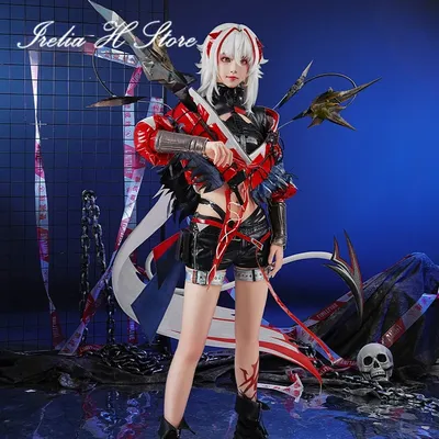 Irelia h store arknights wisadel cosplay kostüm spiel arknights wisadel unifrom anzug halloween Image