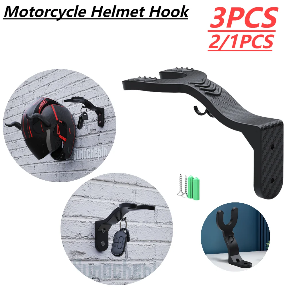 Motorrad Helm Haken Racks Mehrzweck Haken Kleiderbügel Home Gepäck Jacke Halter Küchen schrank Regal Wand halterung Haken Image