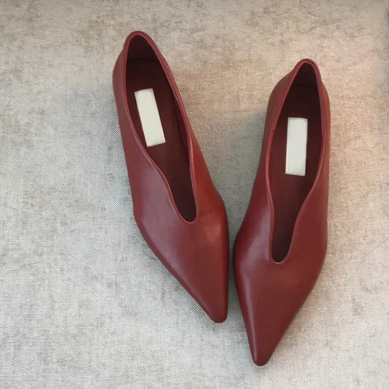 Trend Frauen Schuhe Wohnungen Sandalen Sommer neue spitze Zehen Retro Oxford Schuhe Panto letten lässig Damen Schuhe zu Fuß