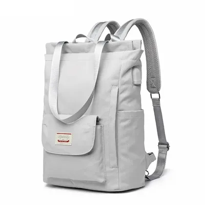 Mode Frauen Umhängetasche für Laptop wasserdichte Oxford Stoff Notebook Rucksack 15,6 Zoll Laptop Rucksack Mädchen Schult asche
