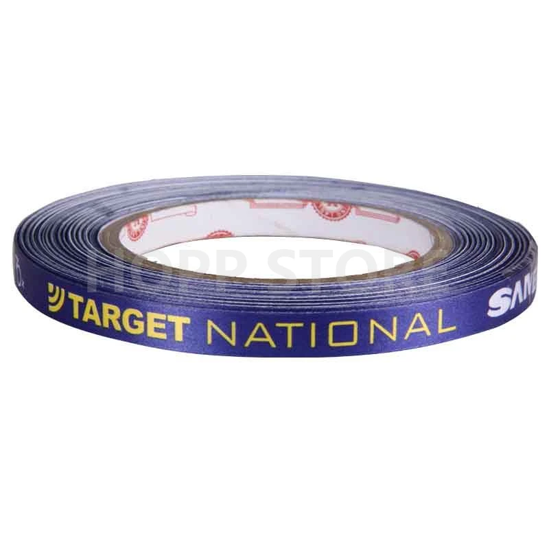 1 cm * 25 M SANWEI Tischtennisschläger Randband Seitenschutz Original TARGET National Ping Pong Bat Schutzband Zubehör Image