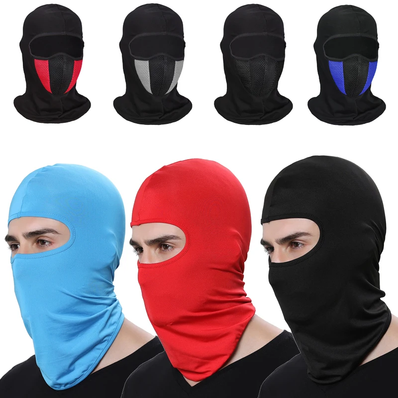 Motorrad Sturmhaube Voll gesichts maske Radfahren taktische Gesichts schutz Ski maske Cagoule Visage Schal Maske Fahrrad maske Moto Zubehör Image
