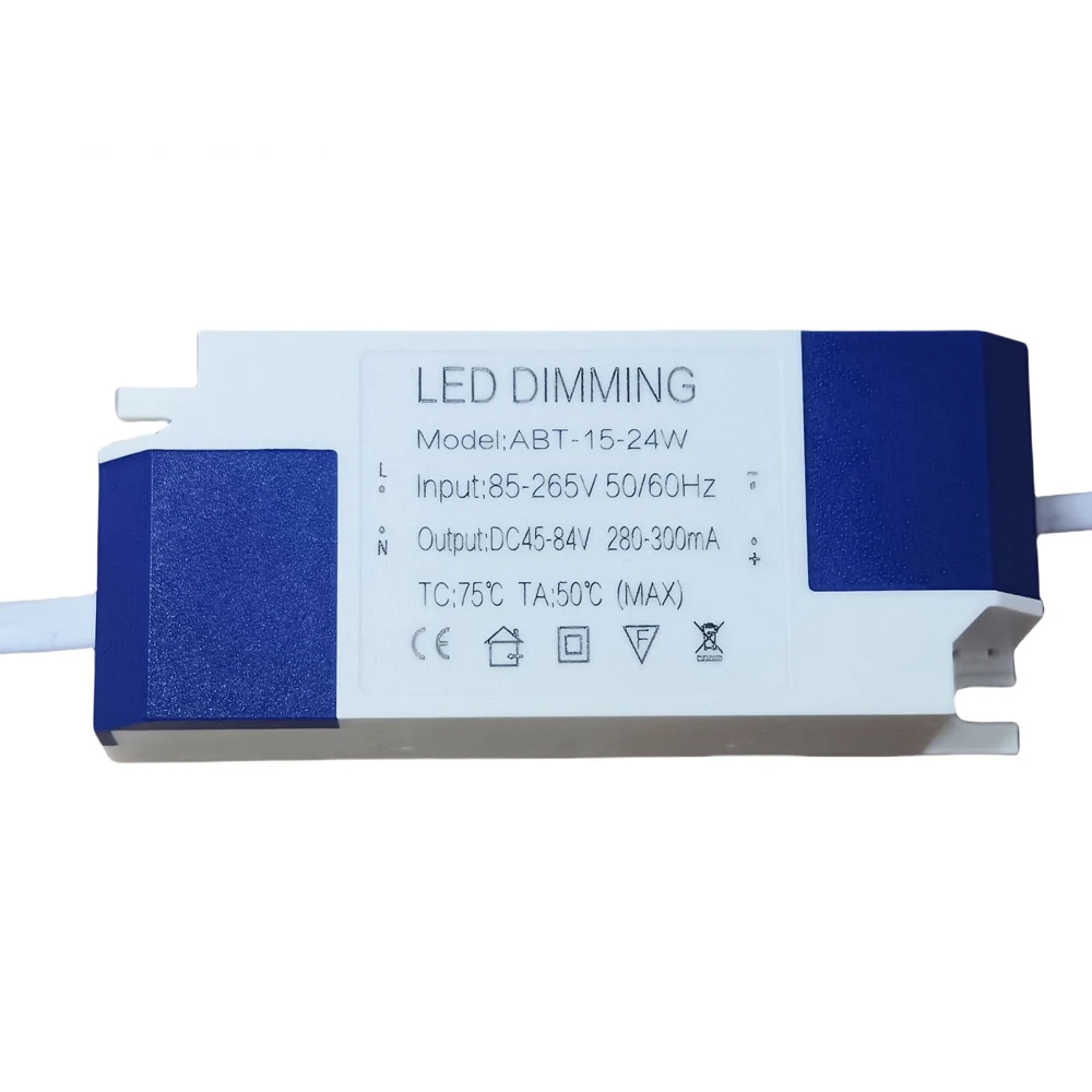 7-24x1w dimmbarer LED-Treiber 300ma 7w 9w 10w 15w 18w 20w 21w 24w Netzteil AC 110V 220V für LED-Decken leuchten Image