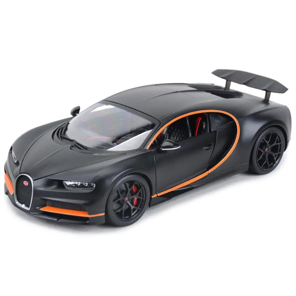 Bburago 1:18 Bugatti Chiron Sport Schwarz Statische Druckguss Fahrzeuge Sammeln Modell Auto Spielzeug