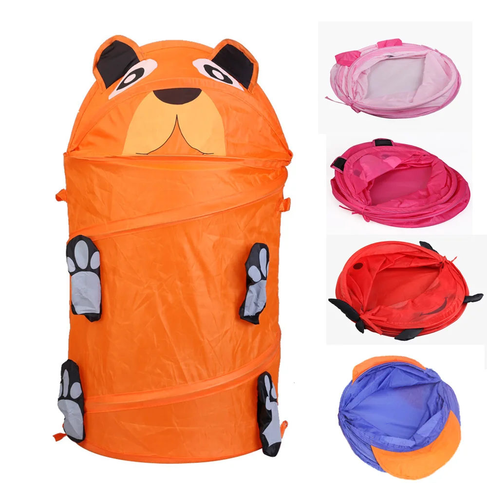 Neuer niedlicher Design-Aufbewahrungskorb, faltbarer Zylinder, Wäschekorb, Spielzeugkiste, Aufbewahrungsbox, Heim-Organizer