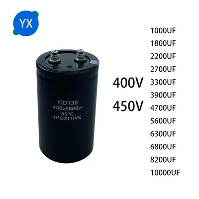 400V 450V Elektrolytkondensator 1000UF 1500UF 1800UF 2200UF 2700UF 3300UF 3900UF 4700UF 5600UF Image