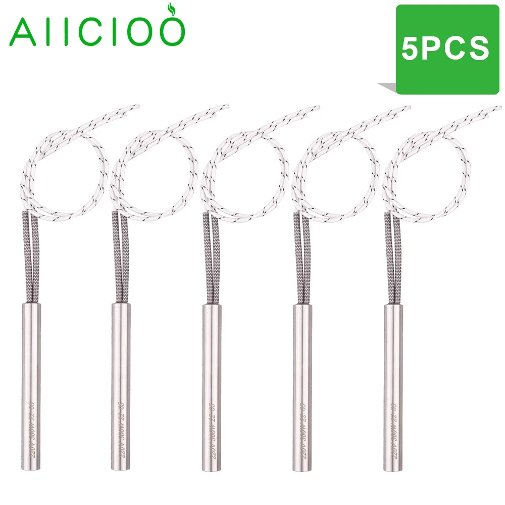 220V Heiz patrone 150W/250W/300W/500W elektrisches Rohr heizelement für Holz pellet ofen 80mm/100mm/180mm 2 stücke/5 stücke/10 Stück Image