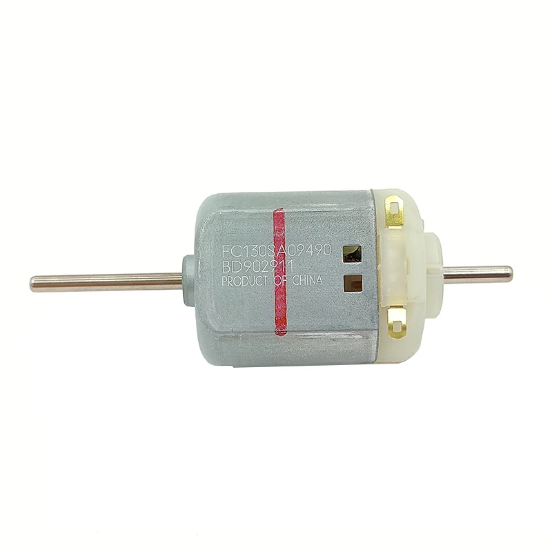 Mabuchi FC-130SA-09490 Mini 130 Doppelwellenmotor DC 6 V 12 V 18 V 24 V 16700 U/min Langwellenmotor DIY Hobby Spielzeugauto Boot Zugmodell Image