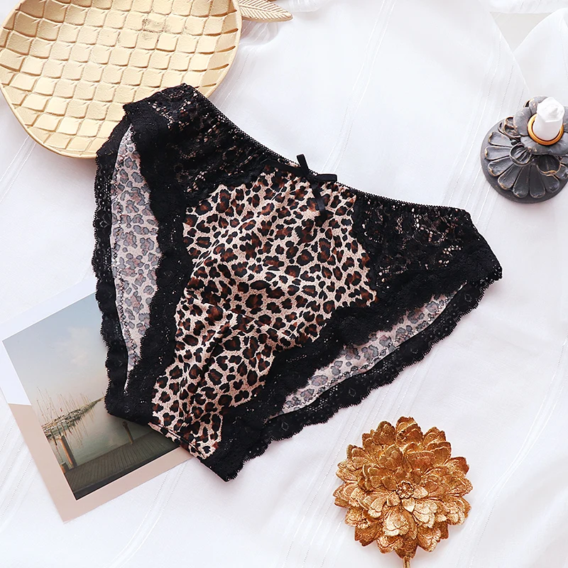 Männer Unterwäsche U Konvexen Tasche Hüfte Sexy Leopard Print Bikini Männer Schriftsätze der Komfortable Atmungsaktiv Männlichen Höschen Sexy Dessous Image