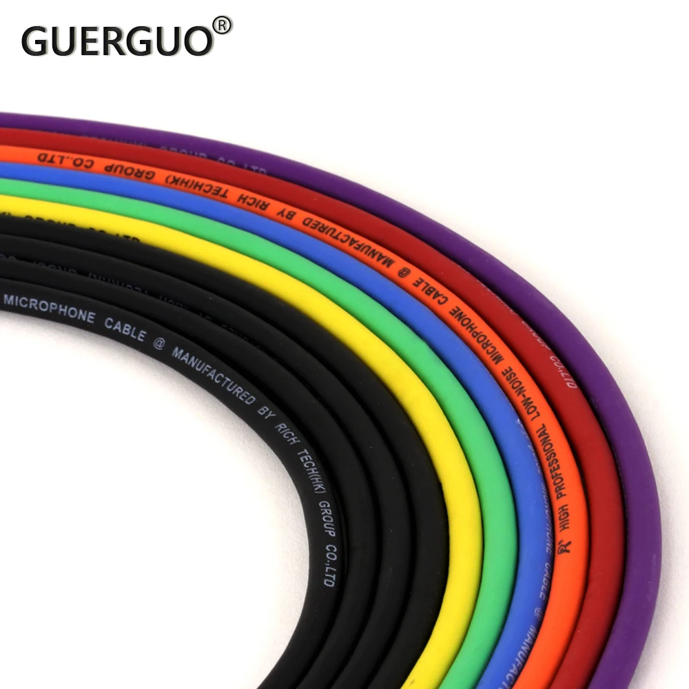 4 mm Mikrofon-Audiokabel, symmetrisches XLR-2-adriges, abgeschirmtes Kabel, elektronische Orgel, Gitarrenmischer, Geräuschunterdrückung, Signalkabel, 0,3–30 m Image