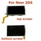 Neuer Original-LCD-Bildschirm oben unten für den neuen LCD-Bildschirm Nintendo NEW 3DS