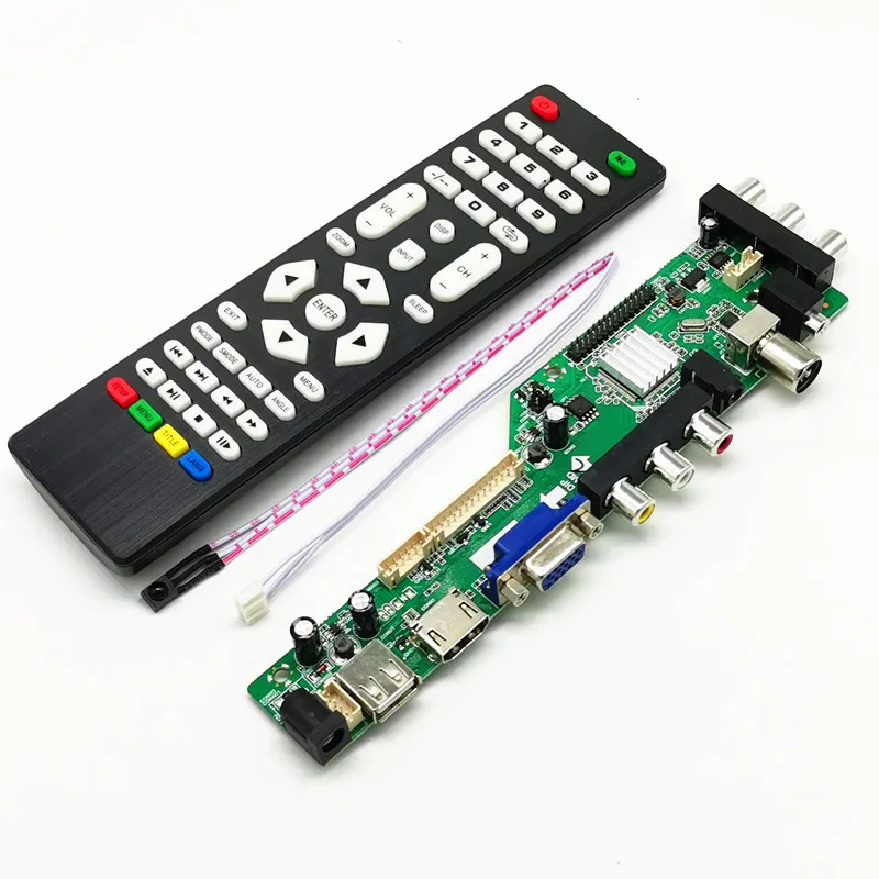 ZS.D3663LA.A8 DVB-T2 DVB-T DVB-C Digital TV LCD/LED-Treiberplatine V56 V59 10-42 Zoll Universal LCD TV Controller Treiberplatine 3663 Image