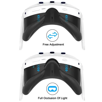 Kompatibel mit Meta Quest3 VR-Brille, Silikonmaske Q3, Anti-Schweiß-Öl, Schmutz und Staub, Image