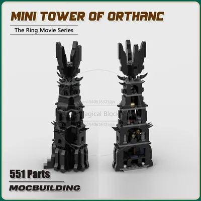 Mini 10237 Turm von Orhanc Moc Bausteine Diorama Architektur Modell Spielzeug Technologie Ziegel zeigen Weihnachts geschenke Image
