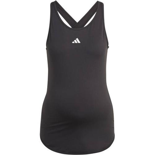 ADIDAS Damen Shirt AEROREADY Train Essentials Slim-Fit Umstandsmode, Größe L in Grau