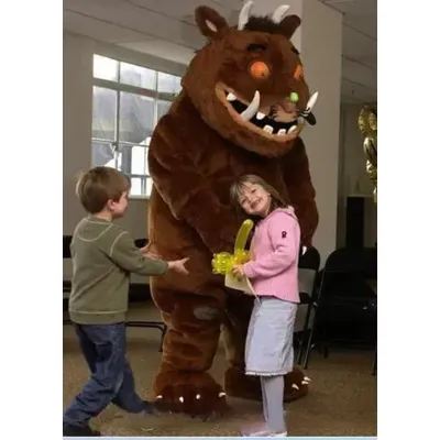 Weihnachten Hochwertiges Gruffalo-Maskottchenkostüm für Erwachsene zum Verkauf Image