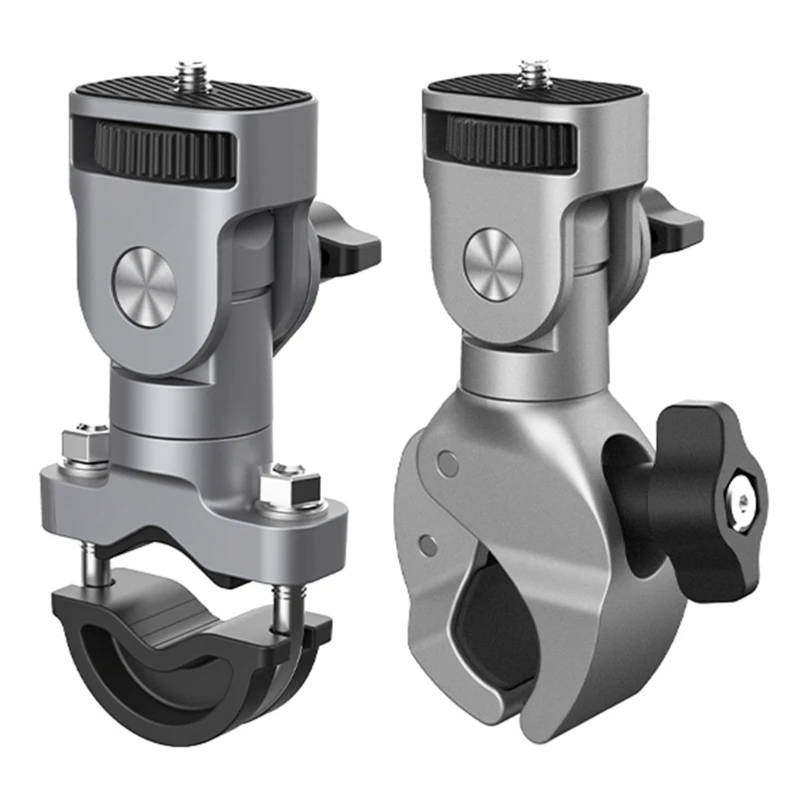 Aluminium-Action-Kamera-Lenker halterung, 360-Grad-Drehung und Verriegelung in jede Richtung, stoßfest, 1/4-Schraub clip Image