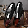 Formelle Herrenschuhe, offizieller Business-Social-Schuh, männliches Leder, lässig, Büro, niedriger Preis, elegant und klassisch, italienisch, 2024, Stil 39