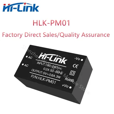 Hi-Link-HLK-PM01 90-245vac 5v 3w Ausgang AC-DC Step-Down-Wandler Isolation einstellbare Strom