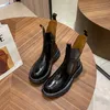 Frauen Schuhe Plattform Frauen Stiefel 2024 Winter Echt leder Reiß verschluss Stiefeletten Frauen Herbst schwarz Zapatos de Mujer klobige Stiefel
