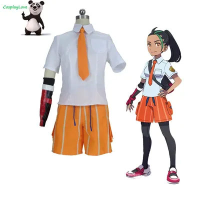Cosplay love anime pokémon scharlachrot und violett cosplay nemona cosplay kostüm kleid mädchen Image
