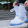Wasch bar tragbare große offene tpe Schuh überzug Knopf haltbare Galoschen Schuh wasserdichte