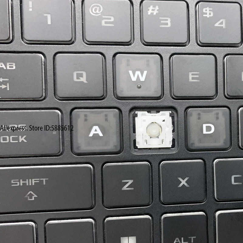 Ersatz-Tastenkappe, Scherenclip und Scharnier für ASUS TUF Gaming F15 A15 F17 A17 FX507 FX507Z FA507 FA507R FX517 2023 Tastatur Image
