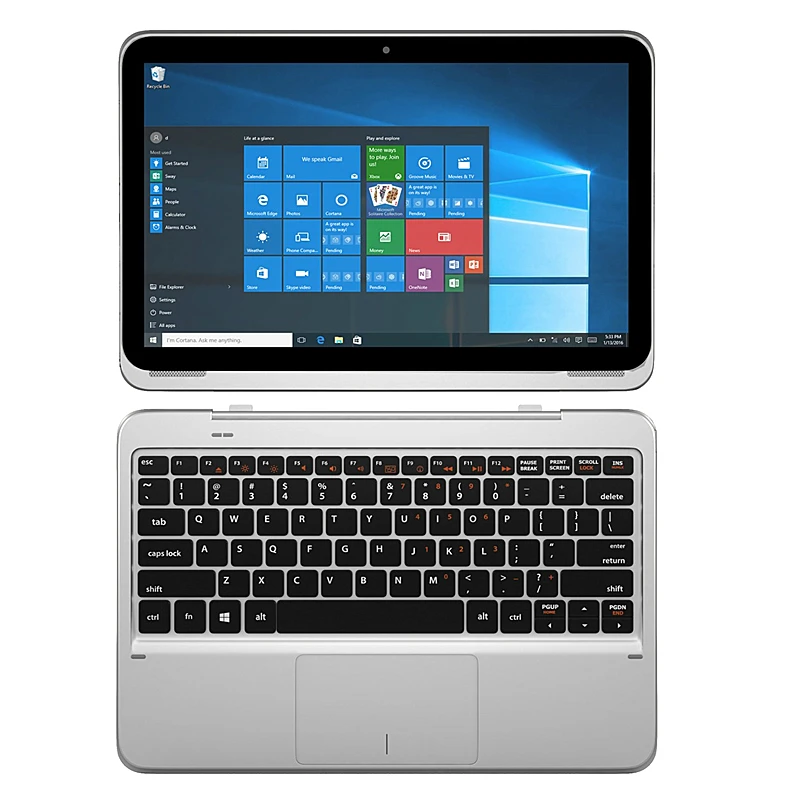 11,6 Zoll 2 GB RAM 64 GB ROM 11 A Tablet PC Windows 10 mit Pin-Docking-Tastatur x5-8300 CPU @ 1,44 GHz Quad Core 1366*768 IPS Image