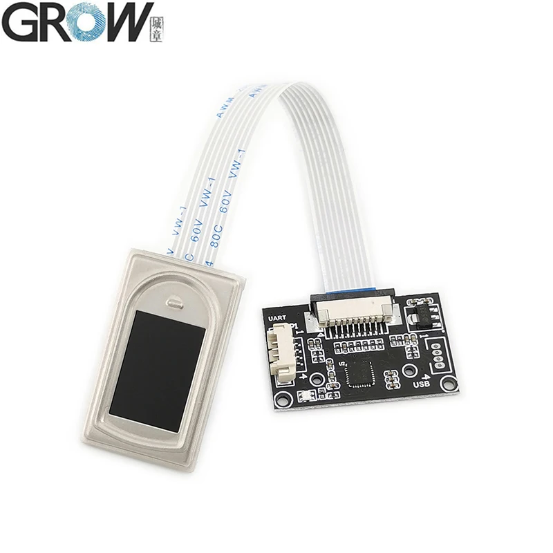GROW R304A DC4.2-6V 208 * 288 Pixel Fingerabdruckmodul-Scanner-Lesegerät Kostenloses SDK mit 1500 Kapazität für Arduino Windows Android Image
