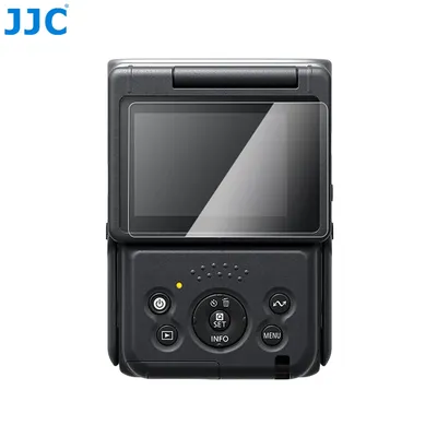 JJC 2er-Pack Kamera-Displayschutzfolie für Canon PowerShot V10 Vlog-Kamera, ultradünn, Anti-Fingerabdruck, kratzfest, 9H-Härte