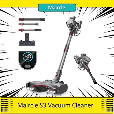 Maircle S3-MATE b Akku-Staubsauger, mit Speicher und Ladung 2-in-1 Dock, 40min Laufzeit, 30kpa Image
