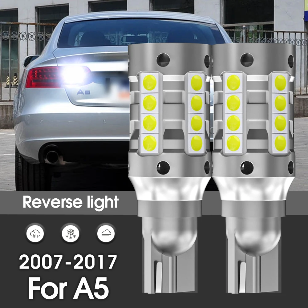 Canbus LED Rückfahrlicht Backup Lampe 2 stücke Zubehör Für Audi A5 2007-2017 2008 2009 2010 2011 2012 2013 2014 2015 2016 Image