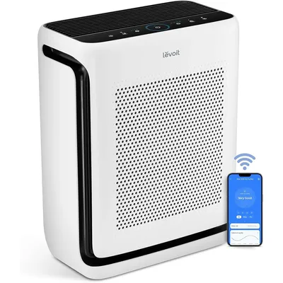 Air Purifiers for Home Large Room Up to 1800 Ft² in 1 Hr with Washable Filters, Air Quality Monitor,