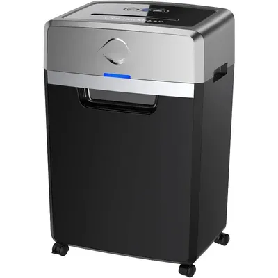 Heavy Duty Paper Shredder, 24-Sheet Cross-Cut Shredder, 40-Min Continuous Running Time