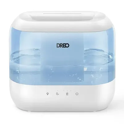 Dreo 4L Humidifier for Bedroom, Cool Mist Top-Fill Ultrasonic Humidifiers with Essential Oils, 28dB