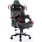 Big and Tall Gaming Chair Gaming Chair 450lbs with 6D Flip-up Armrests, Massage Waist Pillow,