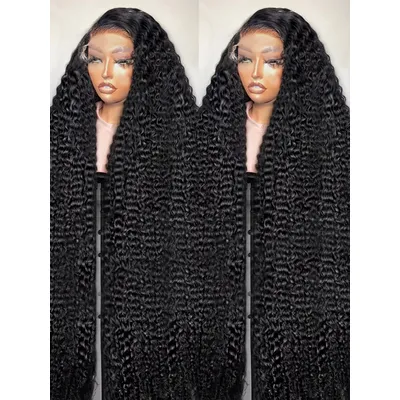 CEXXY 250% 13x4 13x6 Water Wave Curly Lace Frontal Human Hair Wigs Brazilian Loose Deep Wave Frontal Human Hair Wigs For Women
