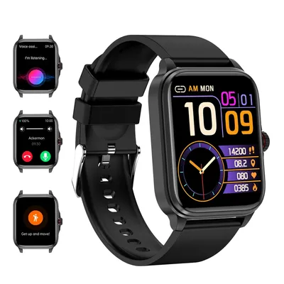 Body Temp Monitor Smart Watch for Men and Women, 1.91'' HD Fitness Trackers with Female Health/