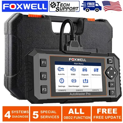 FOXWELL NT614 Elite Car OBD2 Scanner Code Reader Automotive ABS SRS TCM ECM Scan Oil EPB Reset ABS