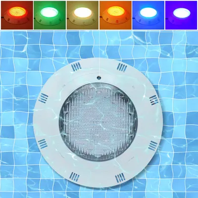 45W RGB LED Pool Light Color-change Swimming Pool Bright Light Underwater Lamp w/Remote Control