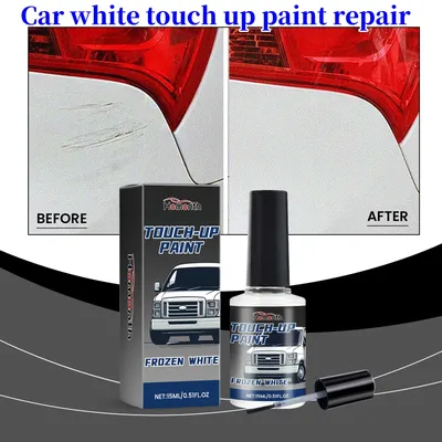 1/2/3PCS Pearl White Car Special 1/2/3PCS Car Self Brushing Paint Scratch Repair Touch Up Paint Car